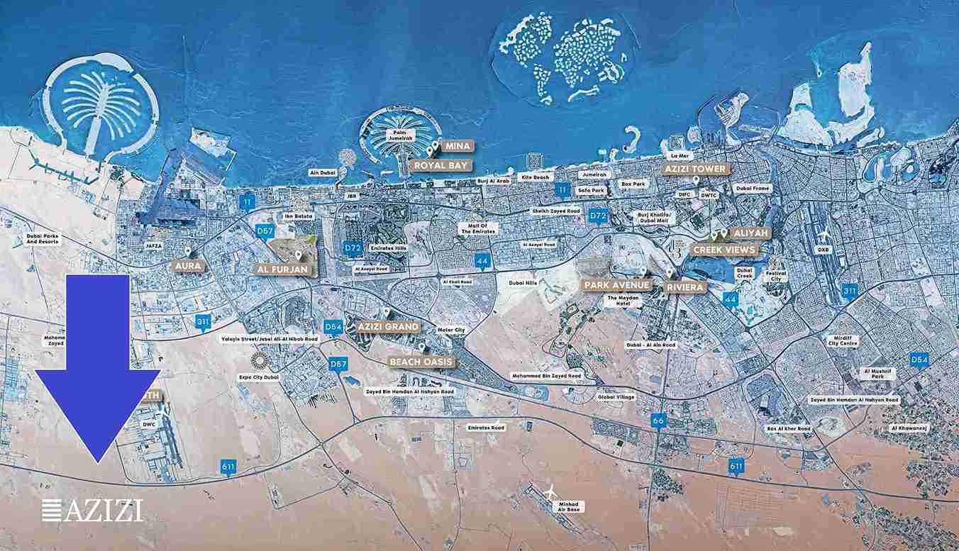 Venice Dubai on Map